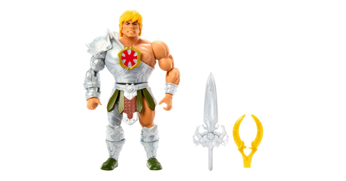 Mattel Masters of the Universe Origins Actionfigur Snake Armor He-Man, Spielfigur(14 cm)
