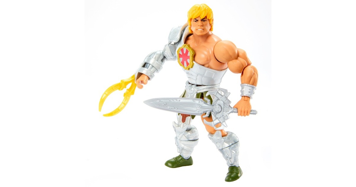 Mattel Masters of the Universe Origins Actionfigur Snake Armor He-Man, Spielfigur(14 cm)