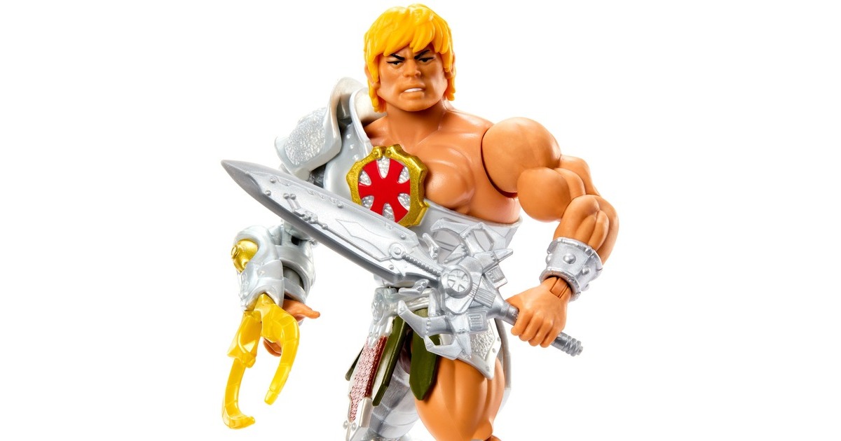 Mattel Masters of the Universe Origins Actionfigur Snake Armor He-Man, Spielfigur(14 cm)