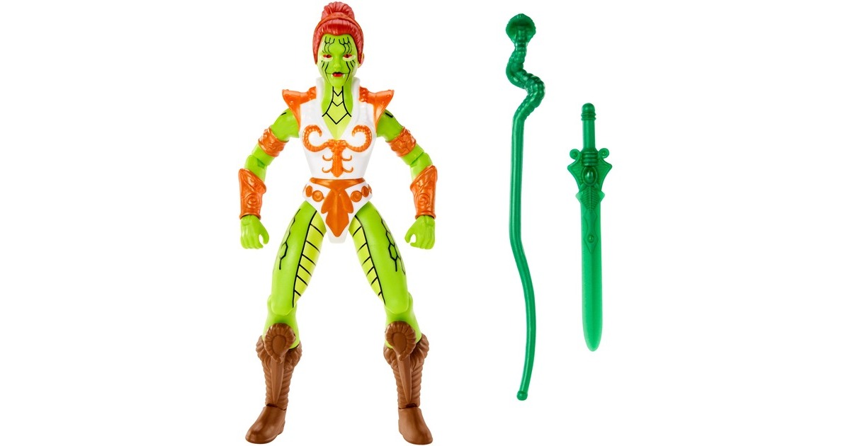Mattel Masters of the Universe Origins Actionfigur Snake Teela, Spielfigur(14 cm)