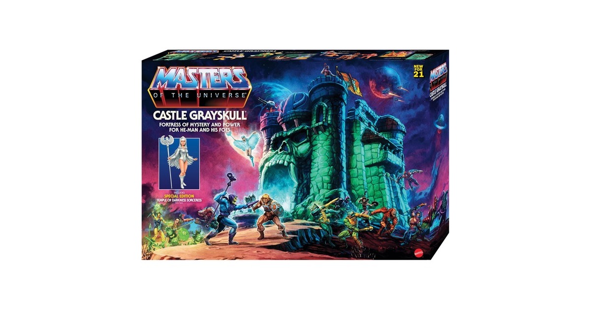 Mattel Masters of the Universe Origins Castle Grayskull Spielset, Spielgebäude