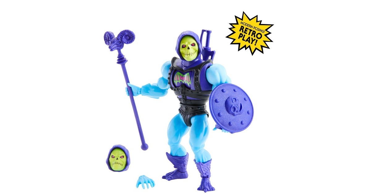 Mattel Masters of the Universe Origins Deluxe Actionfigur (14 cm) Skeletor, Spielfigur
