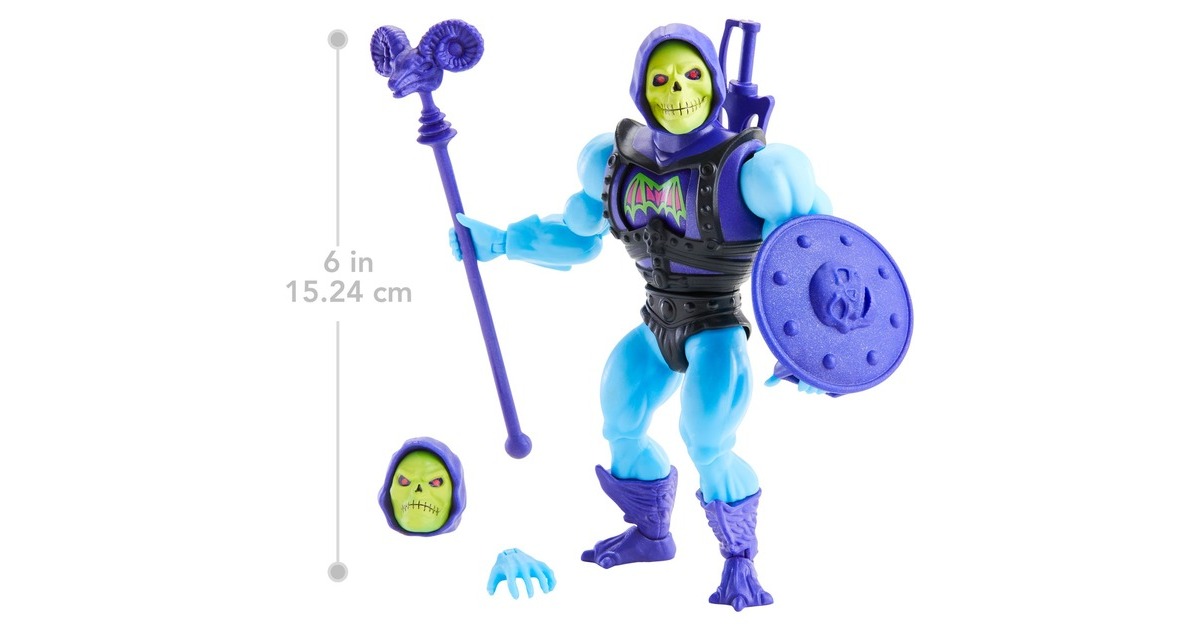 Mattel Masters of the Universe Origins Deluxe Actionfigur (14 cm) Skeletor, Spielfigur