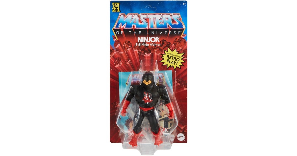 Mattel Masters of the Universe Origins Ninjor, Spielfigur(14 cm)