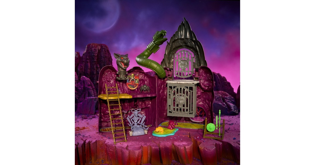 Mattel Masters of the Universe Origins Snake Mountain Spielset, Spielgebäude