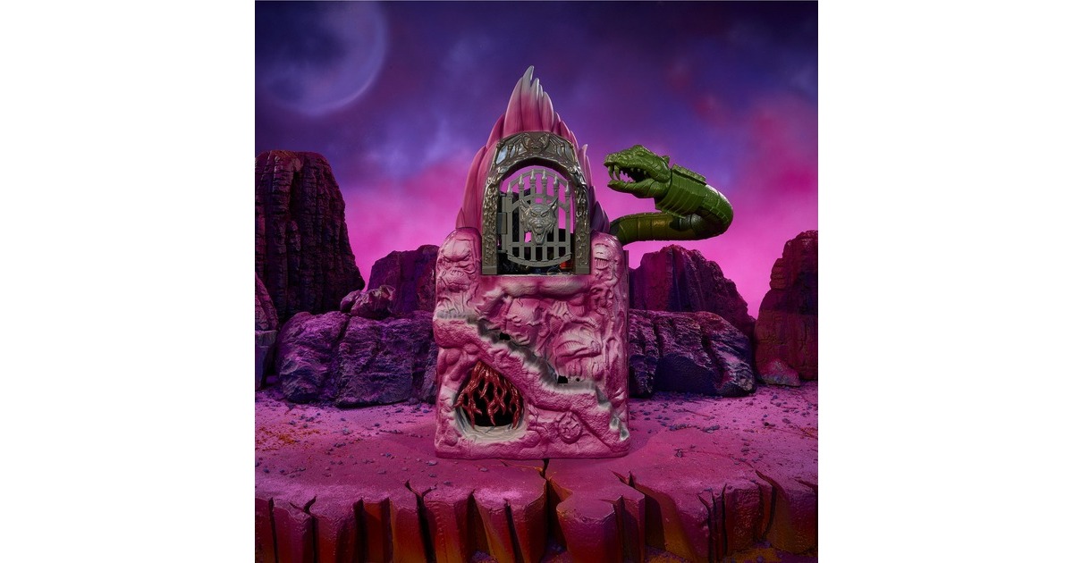 Mattel Masters of the Universe Origins Snake Mountain Spielset, Spielgebäude