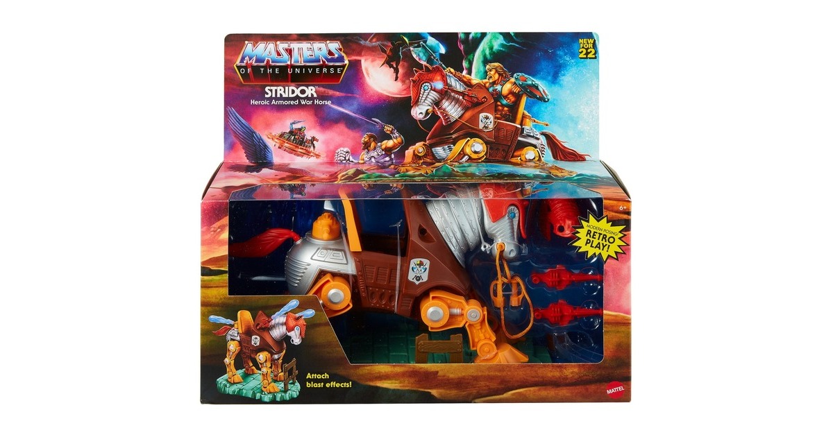 Mattel Masters of the Universe Origins Stridor Actionfigur, Spielfigur