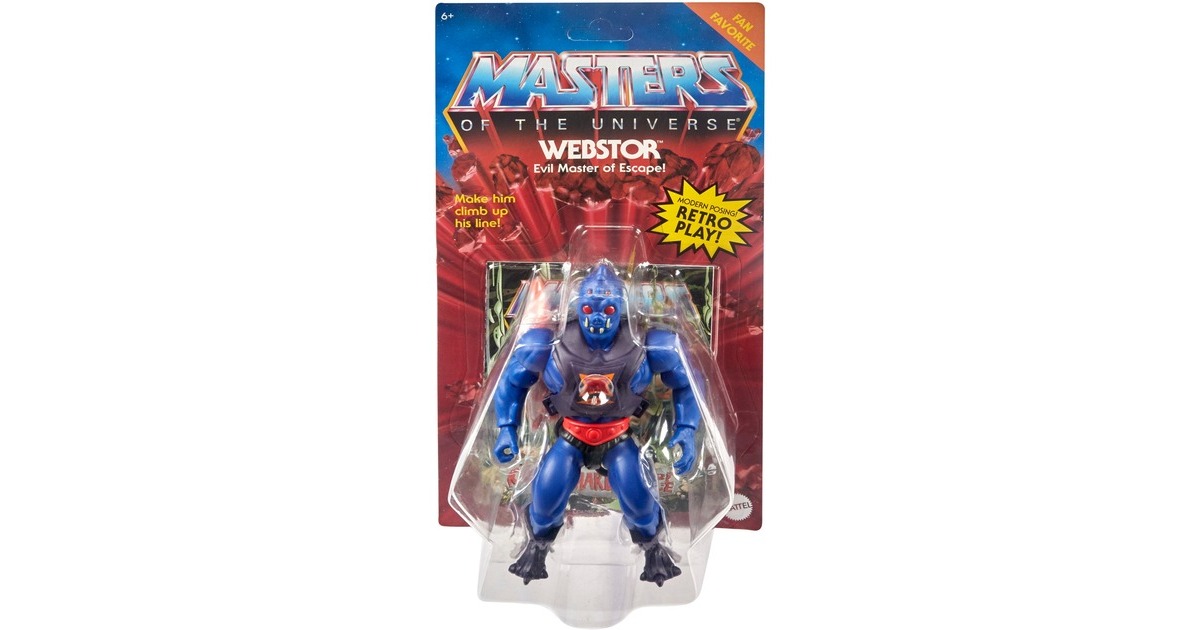 Mattel Masters of the Universe Origins Webstor, Spielfigur(14 cm)