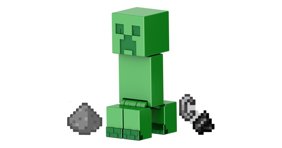 Mattel Minecraft 8 cm Figur Creeper, Spielfigur