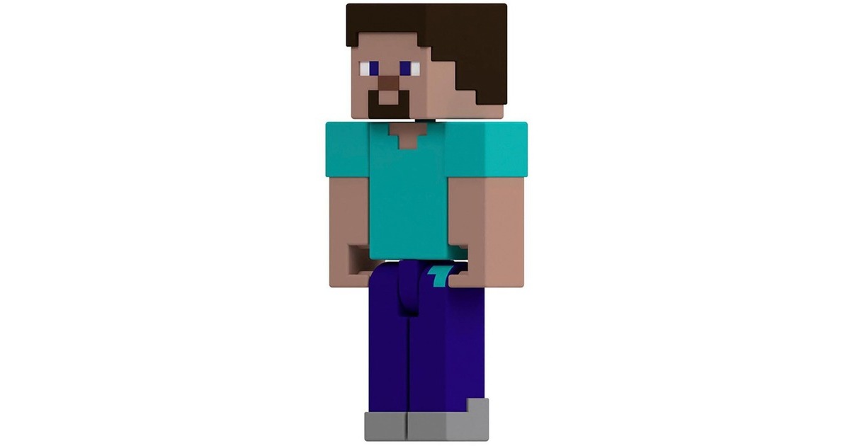 Mattel Minecraft 8 cm Figure Steve, Spielfigur