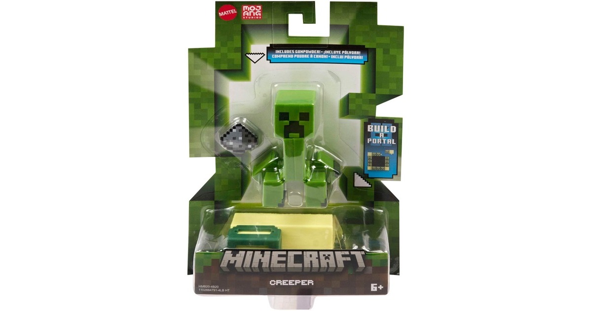 Mattel Minecraft Core Figure Creeper, Spielfigur