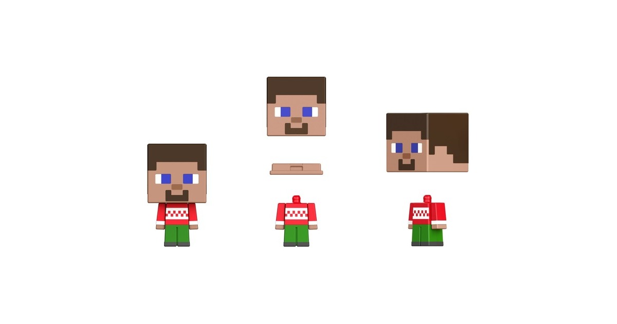 Mattel Minecraft Mob Head Minis Adventskalender, Spielfigur