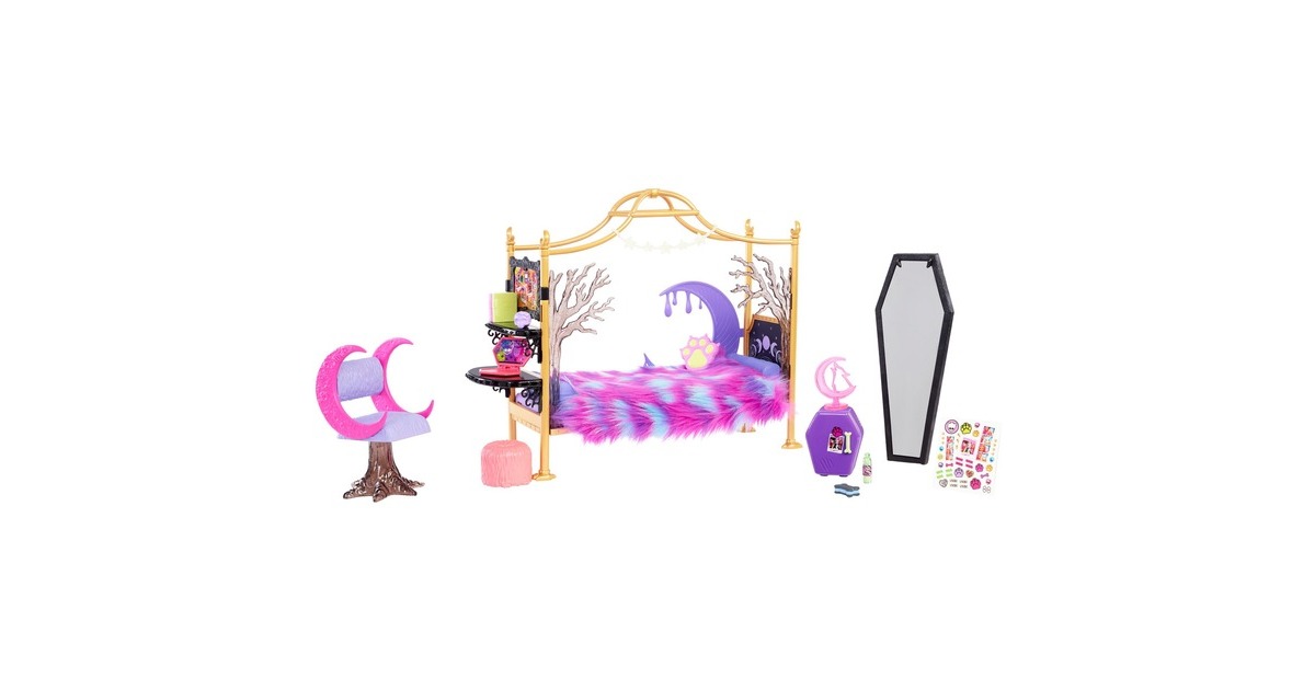 Mattel Monster High Clawdeen Wolfs Schlafzimmer, Kulisse