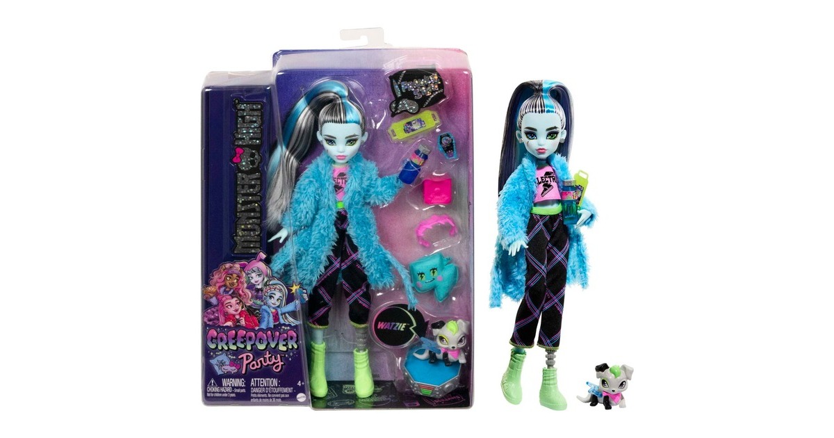 Mattel Monster High Creepover Puppe Frankie