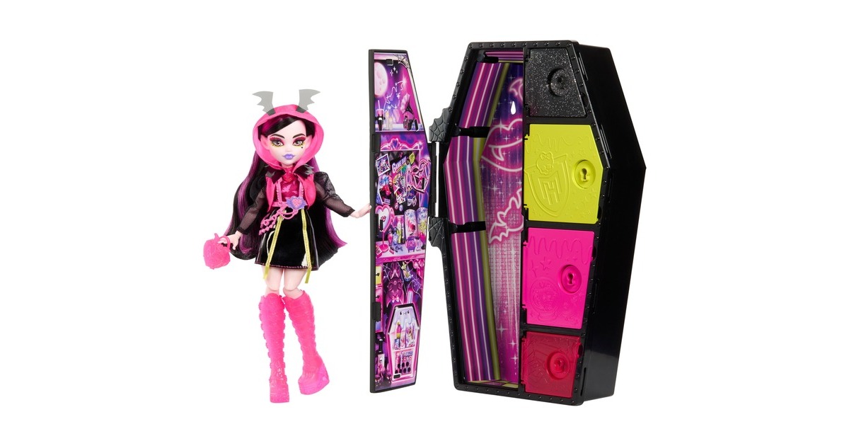 Mattel Monster High Skulltimates Secrets Serie 3 - Draculaura, Puppe