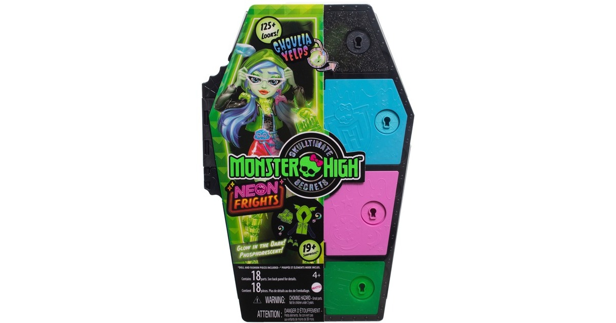 Mattel Monster High Skulltimates Secrets Serie 3 - Ghoulia, Puppe
