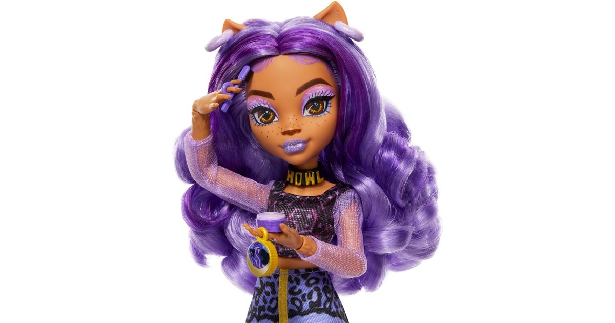 Mattel Monster High Verborgene Schätze Clawdeen, Puppe