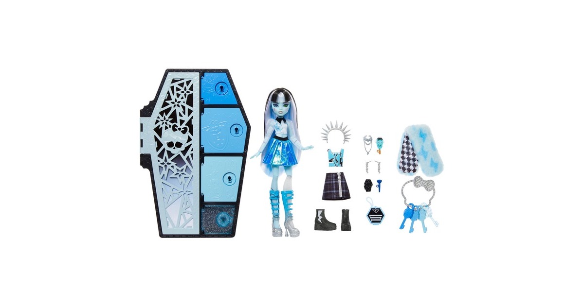 Mattel Monster High Verborgene Schätze Frankie, Puppe