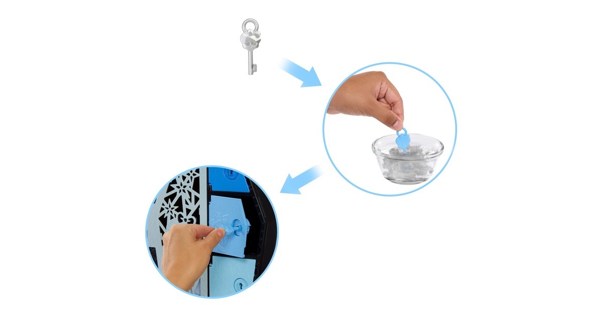 Mattel Monster High Verborgene Schätze Frankie, Puppe