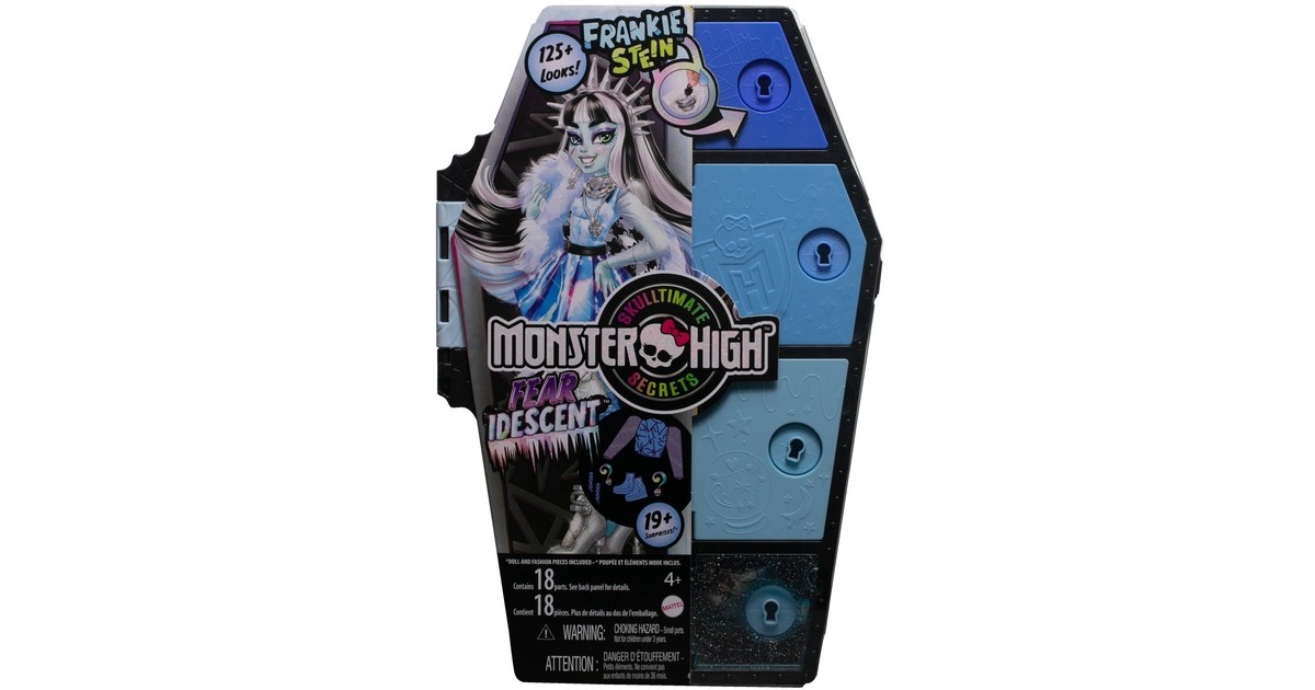 Mattel Monster High Verborgene Schätze Frankie, Puppe