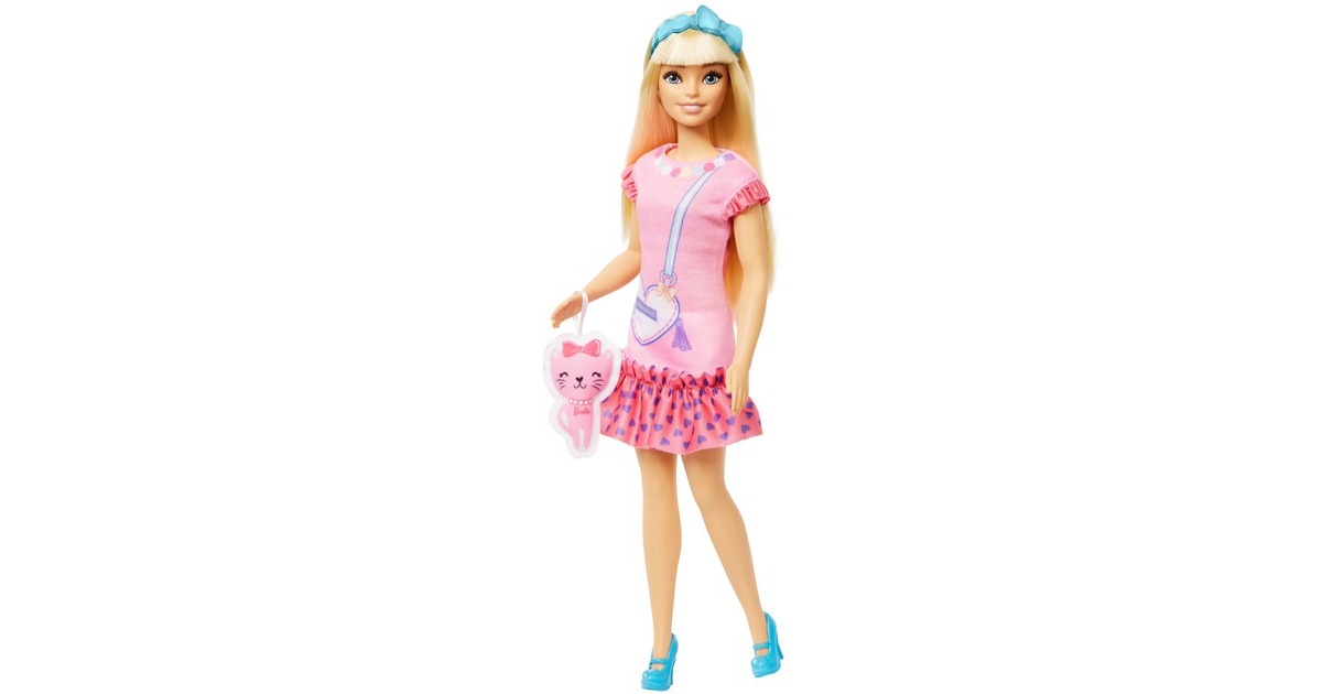 Mattel My First Barbie Malibu mit Kätzchen (blonde Haare), Puppe