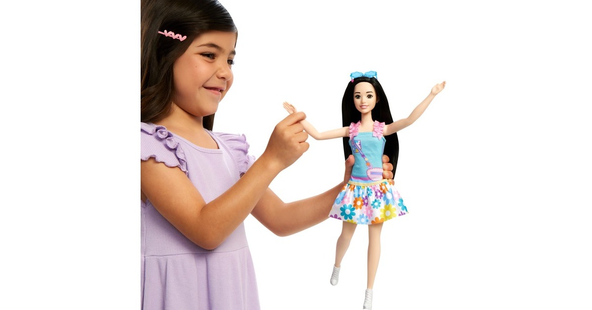 Mattel My First Barbie Renee mit Fuchs (schwarzeHaare), Puppe