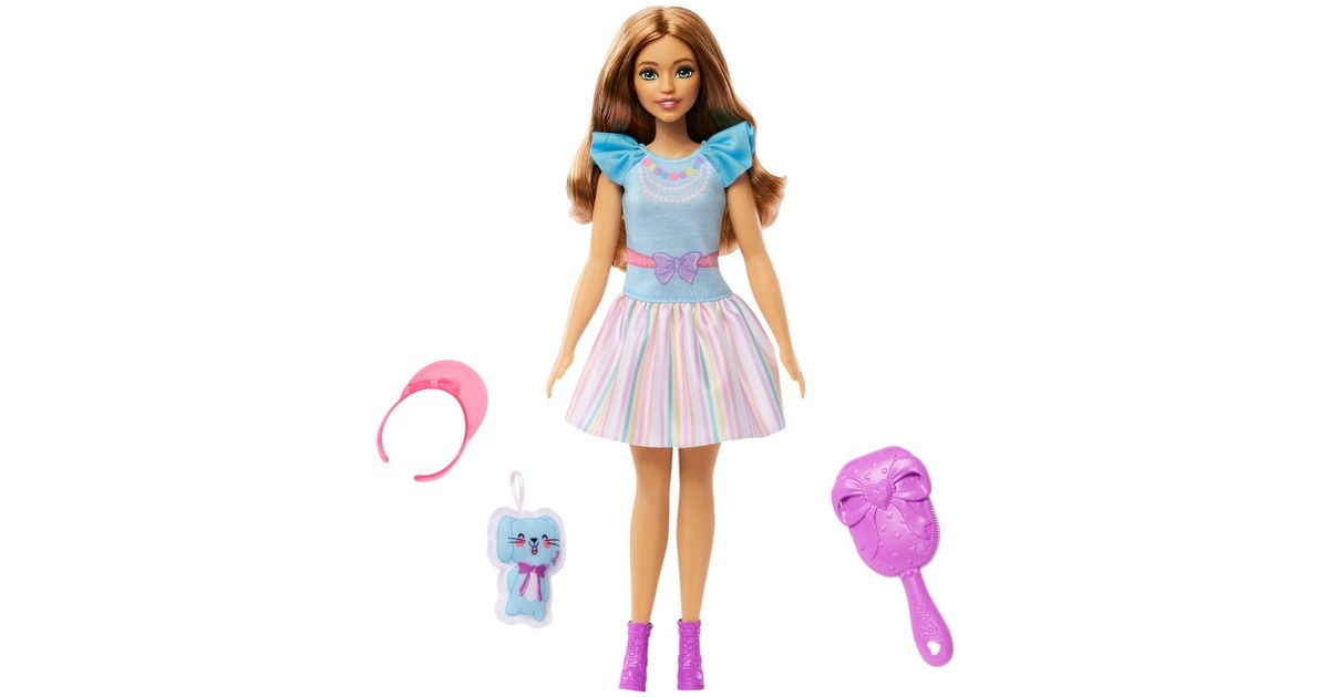 Mattel My First Barbie Teresa mit Bunny (brünette Haare), Puppe