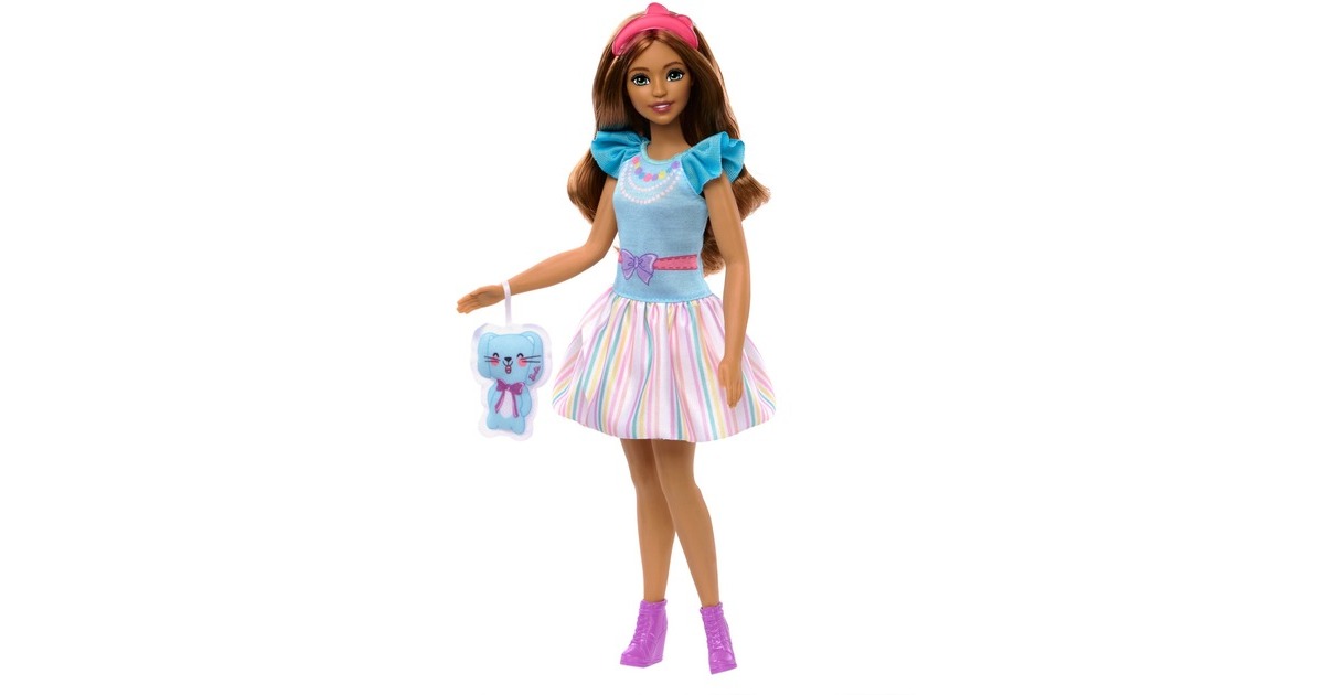 Mattel My First Barbie Teresa mit Bunny (brünette Haare), Puppe
