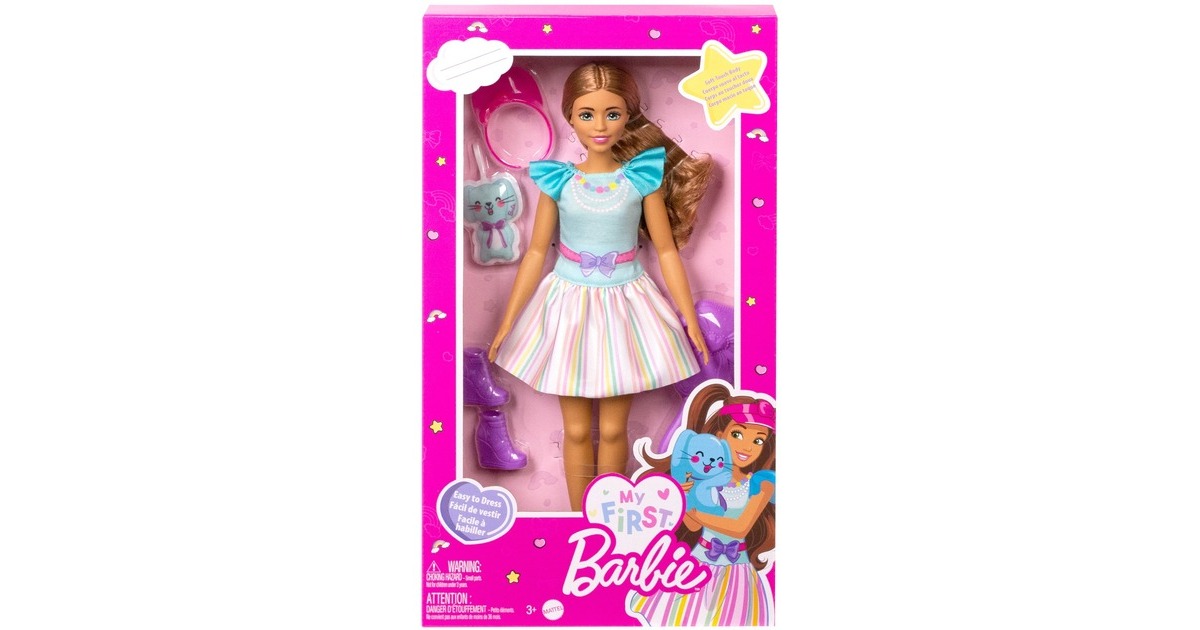 Mattel My First Barbie Teresa mit Bunny (brünette Haare), Puppe