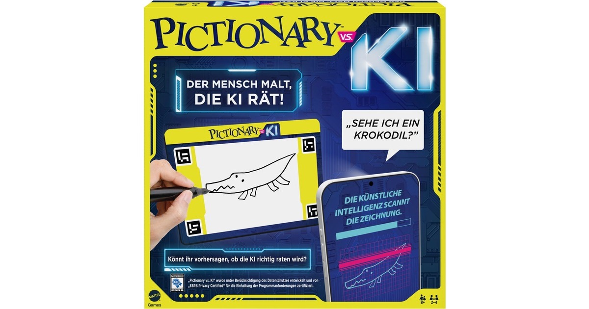Mattel Pictionary vs. KI, Brettspiel