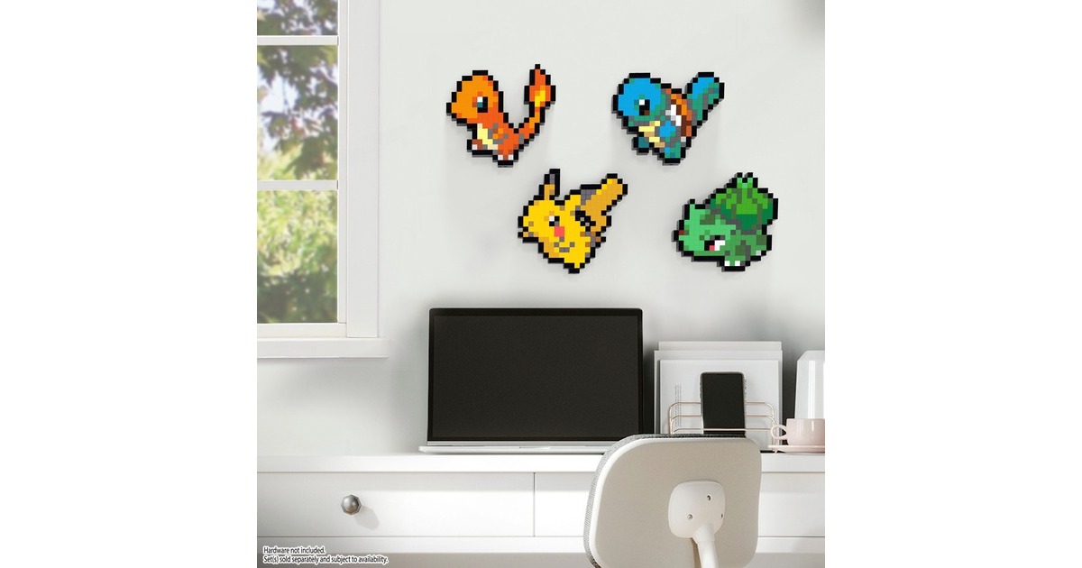 Mattel Pokémon Glumanda Pixel Art, Konstruktionsspielzeug