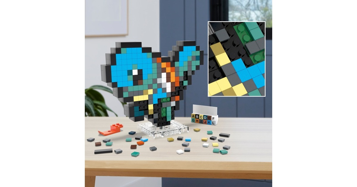 Mattel Pokémon Shiggy Pixel Art, Konstruktionsspielzeug