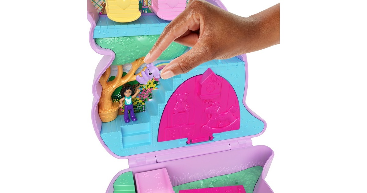 Mattel Polly Pocket Mama & Joey Kangaroo Tasche, Spielfigur