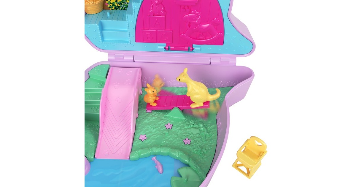Mattel Polly Pocket Mama & Joey Kangaroo Tasche, Spielfigur