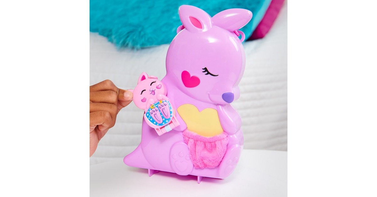 Mattel Polly Pocket Mama & Joey Kangaroo Tasche, Spielfigur