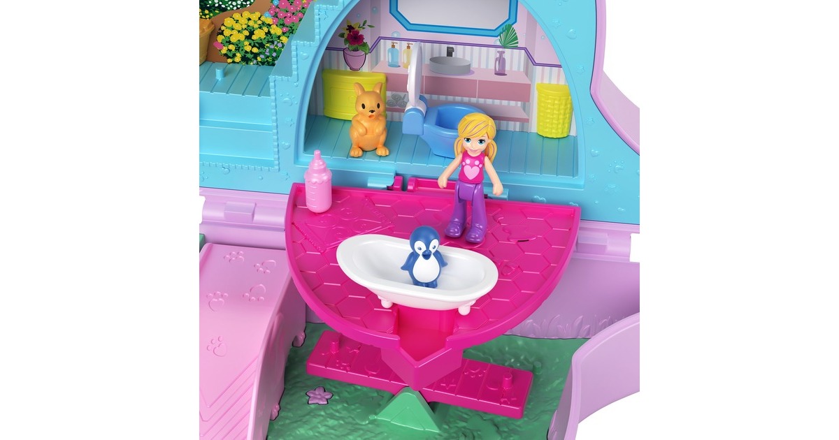 Mattel Polly Pocket Mama & Joey Kangaroo Tasche, Spielfigur