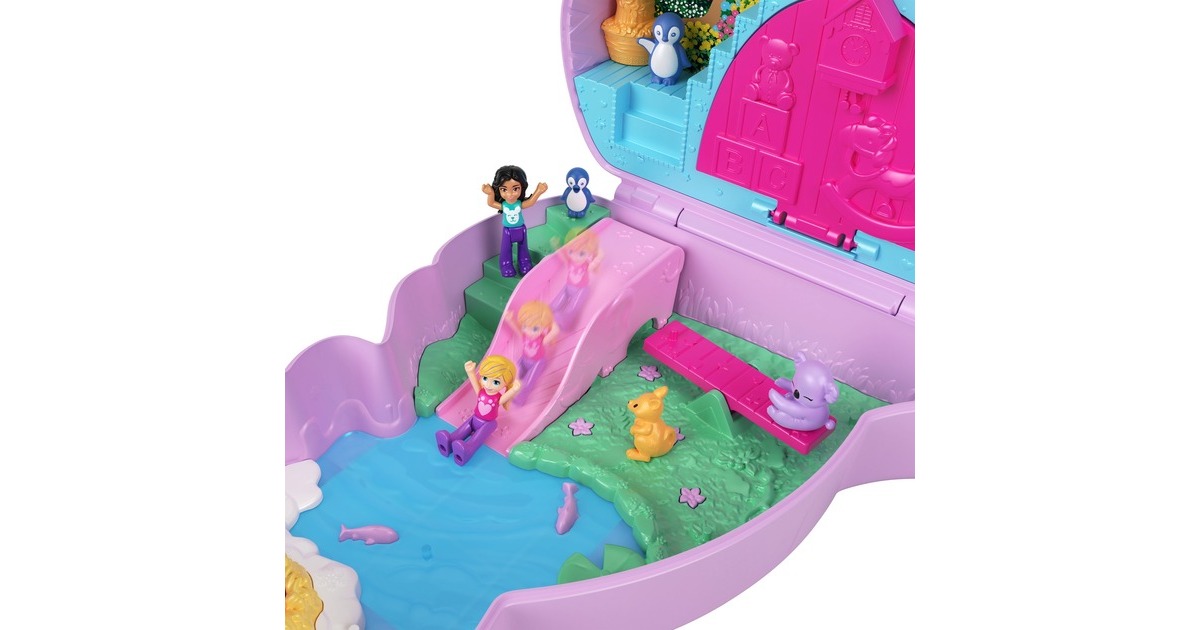 Mattel Polly Pocket Mama & Joey Kangaroo Tasche, Spielfigur