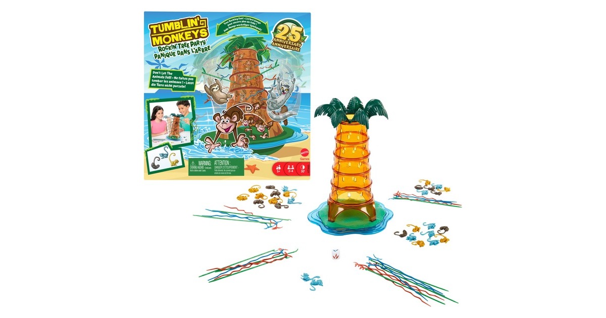 Mattel S.O.S. Affenalarm: Schaukelpalmen-Party, Geschicklichkeitsspiel