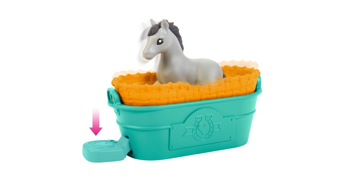 Mattel Spirit Luckys Tierbaby-Pflegestation mit Pony & Fohlen, Puppe