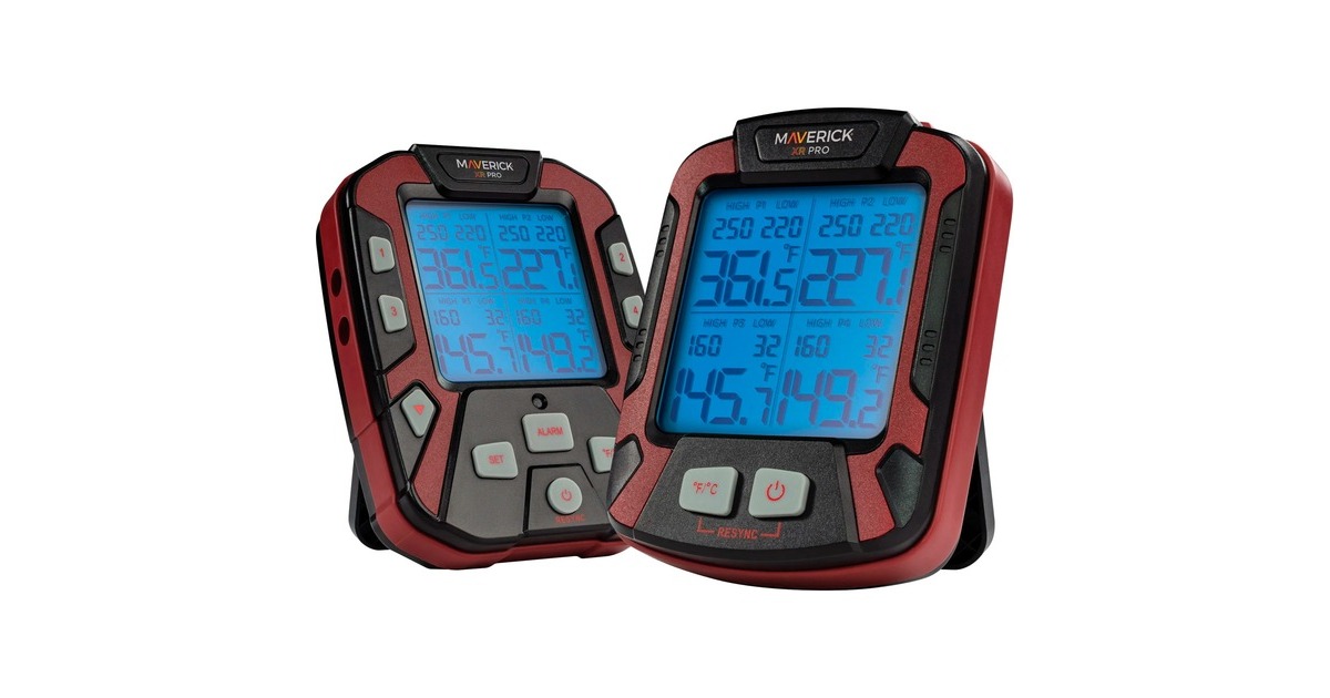 Maverick BBQ & Smoker Thermometer XR-50(rot/schwarz)