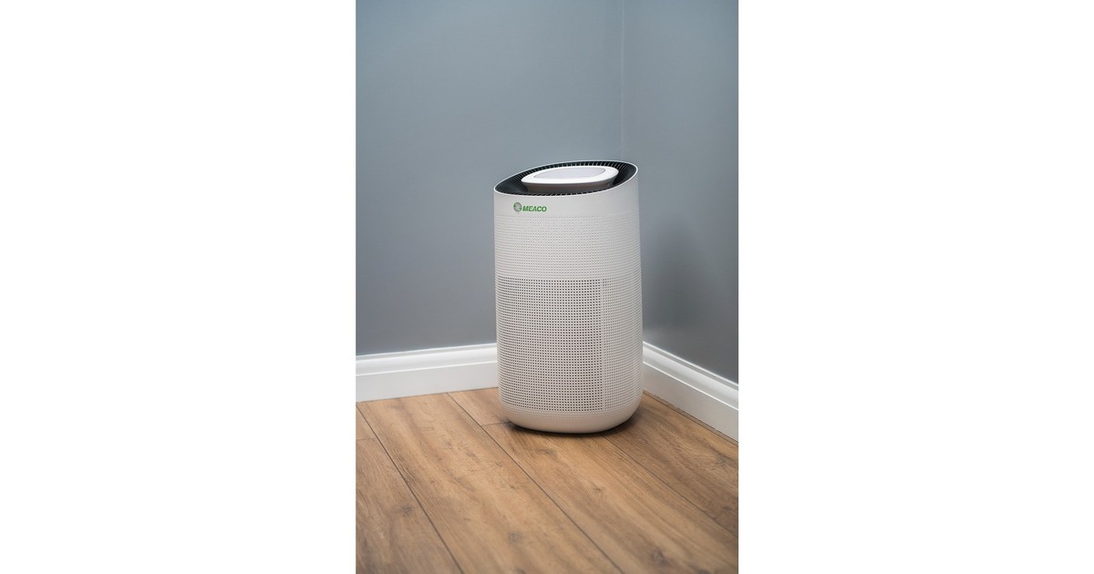 Meaco Clean CA-HEPA 76x5 WLAN Luftreiniger(weiß, 50 Watt)