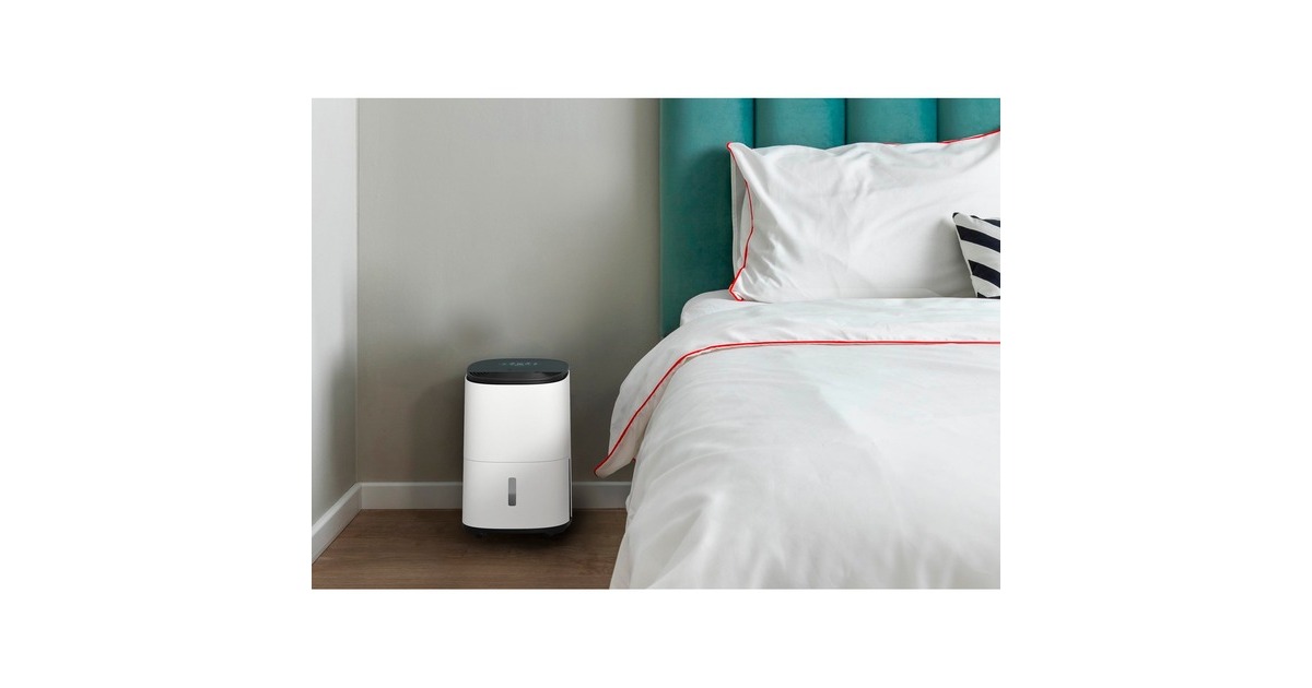 Meaco Dry Arete One 10L Kompressor-Luftentfeuchter und Luftreiniger(weiß, 151 Watt, für Räume bis zu 40m²)