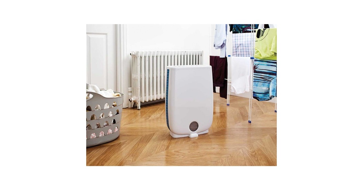 Meaco Luftentfeuchter DD8L ION, mit Ionisator und Nano-Filter(weiß, 650 Watt, für Räume bis zu 46m² / 115m³)