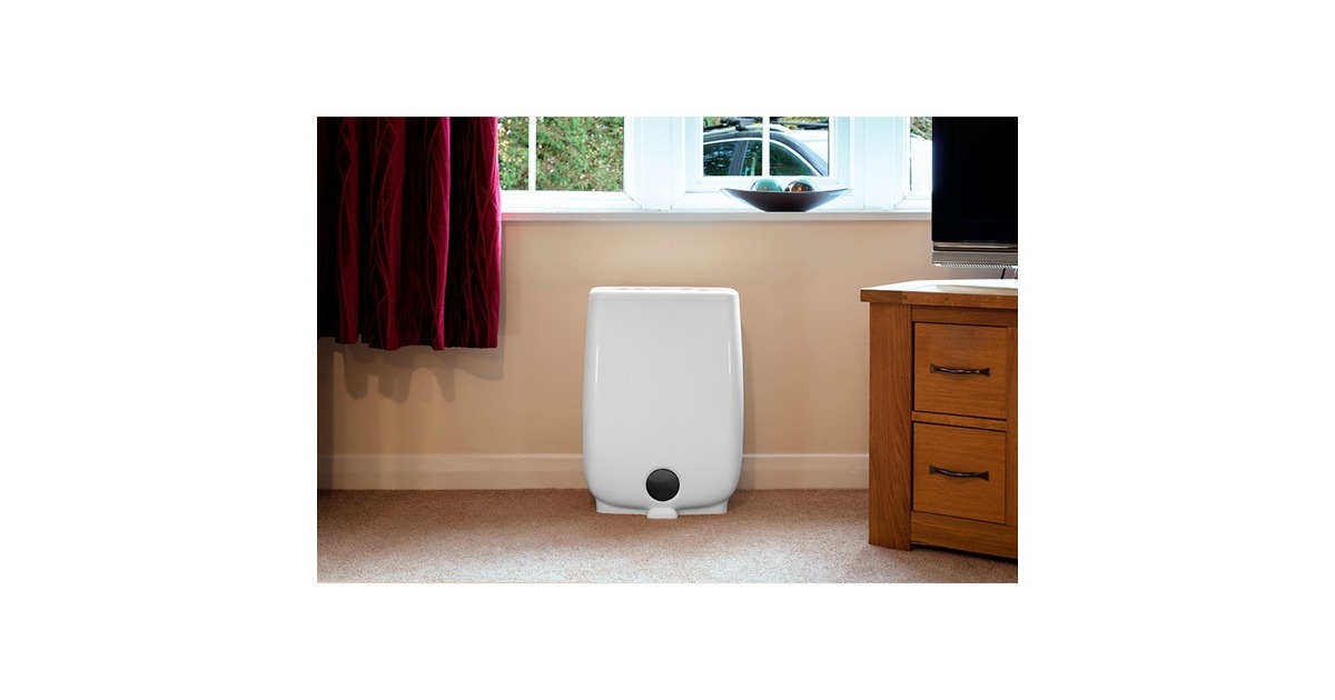 Meaco Luftentfeuchter DD8L Junior, mit Nano-Filter(weiß, 650 Watt, für Räume bis zu 46m² / 115m³)