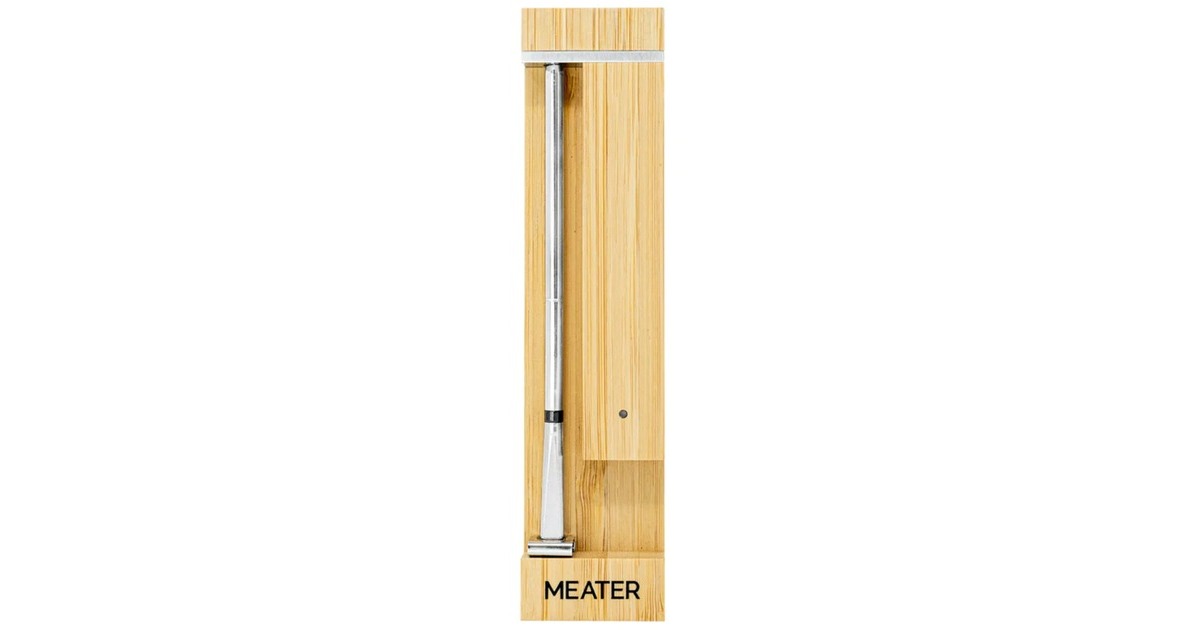 Meater 2 Plus, kabelloses Thermometer(edelstahl/holz, 75 Meter Reichweite)