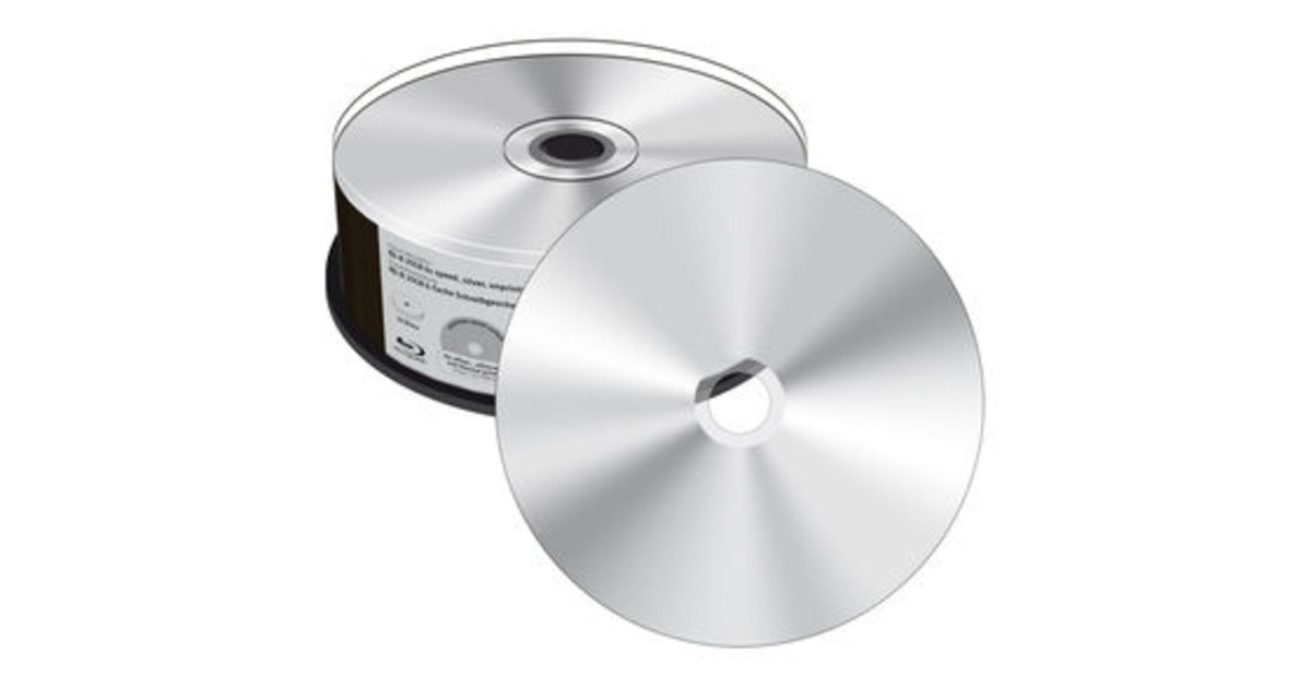 MediaRange BD-R 25 GB, Blu-ray-Rohlinge(6fach, 25 Stück)