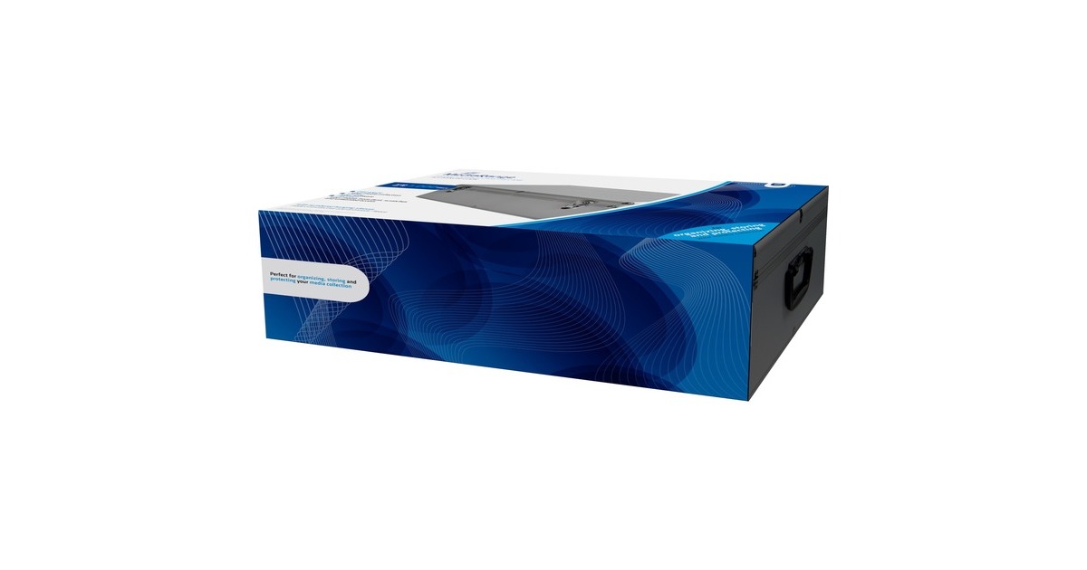 MediaRange CD/DVD-Koffer 1000-fach(silber, Retail)