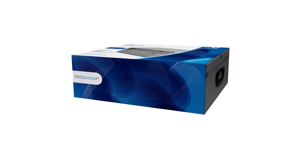 MediaRange CD/DVD Koffer 500-fach(silber, Retail)