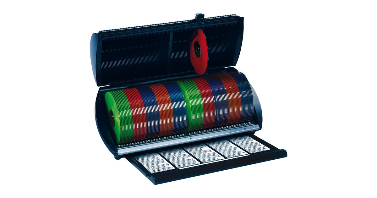 MediaRange CD/DVD Selector 100, Aufbewahrung(schwarz, Retail)