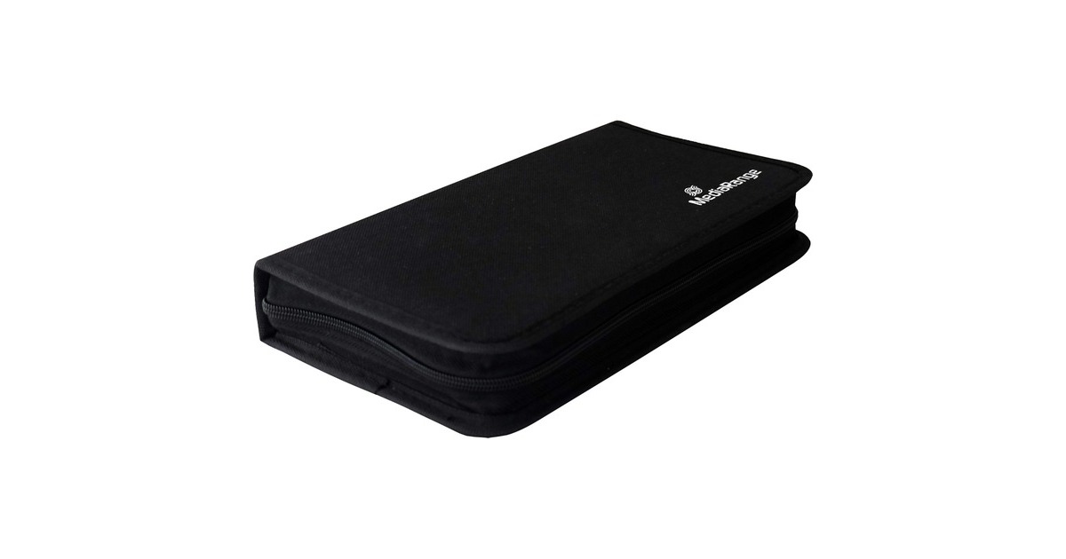 MediaRange CD Tasche 48-fach(schwarz, Bulk)